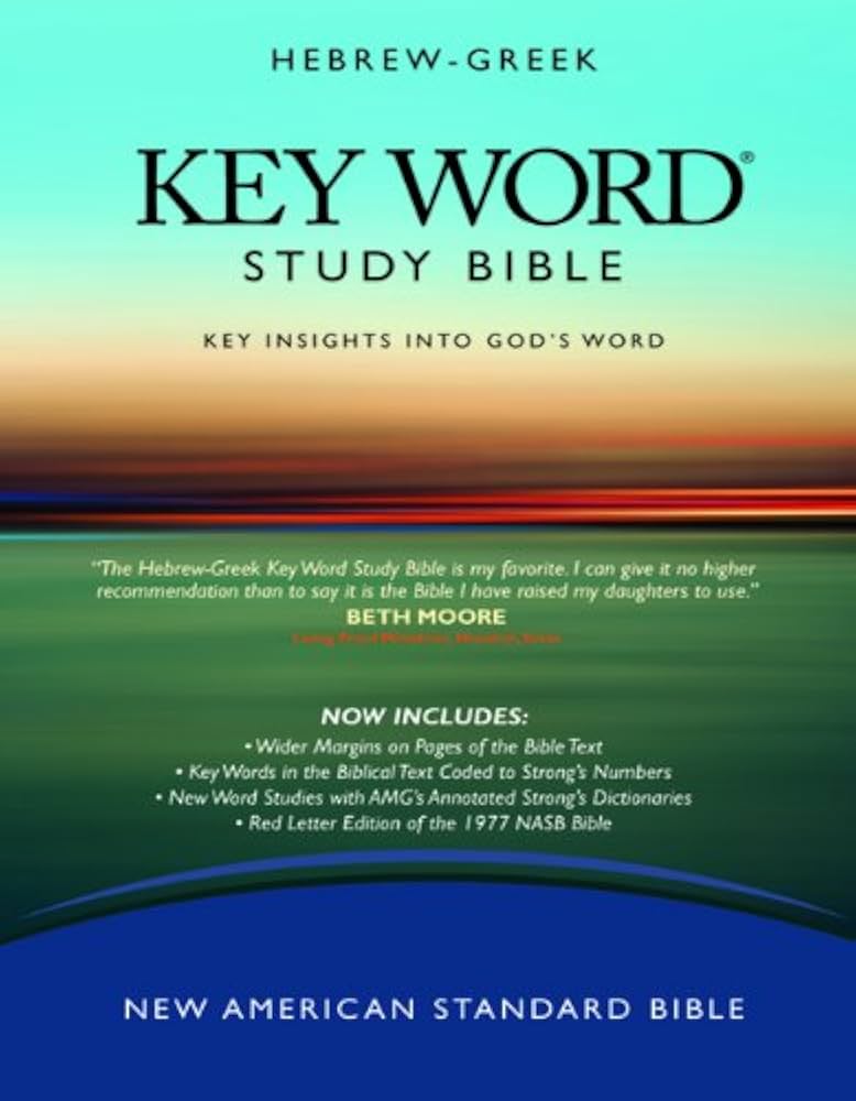 聖書　\"Hebrew-Greek KEY WORD  Study Bible\" Hebrew-Greek Key Word Study Bible: New American Standard